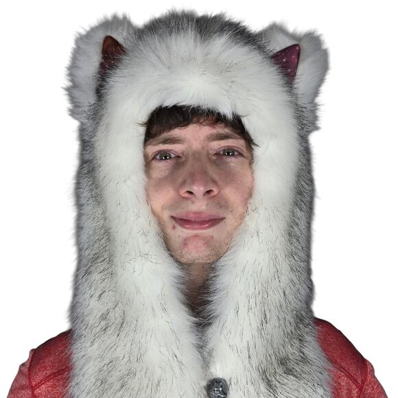 SpiritHoods Husky Rare Galaxy Collector's Edition 2018 Faux Fur Hood Galaxy Paws - Picture 2 of 12
